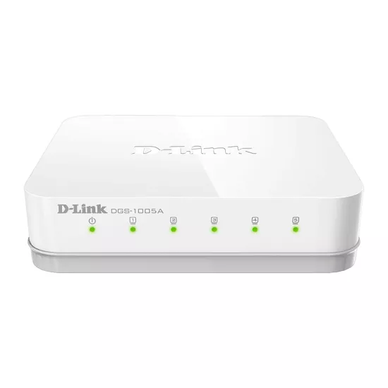D-Link Desktop LAN Switch 5 Port Gigabit DGS-1005A