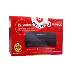 Digisol DG GS1008 8 Port 10/100/1000 Mbps Gigabit Lan Desktop Switch