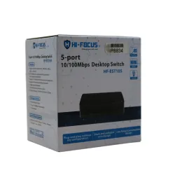 Hi Focus HF-EST105 5 Port 10/100 Mbps Normal Desktop Switch