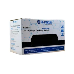 Hi Focus HF-EST108 8 Port 10/100 Mbps Normal Desktop Switch