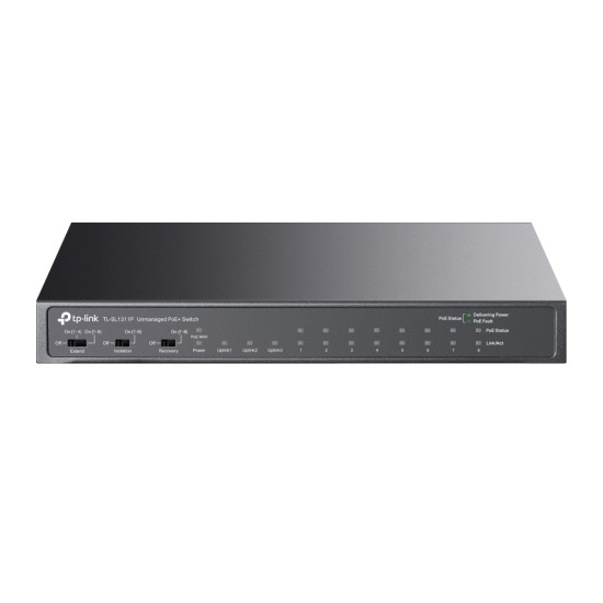 TP-Link Poe Switch 8 Port ( 8 FE + 2 GE+1 GE SFP Port) TL-SL1311P