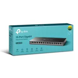 TP-Link 16 Port Gigabit Easy Smart Lan Desktop Switch 10/100/1000 Mbps TL-SG116E