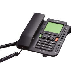 Beetel M71W Corded Telephone Set (Black)