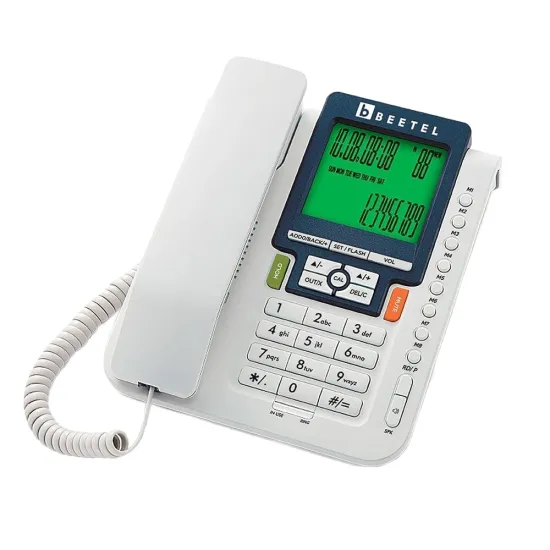 Beetel Wired Telephone Set (White) M71WS