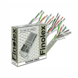 Finolex Telephone Cable PE Insulated 0.4mm 4 Pair 90m Grey