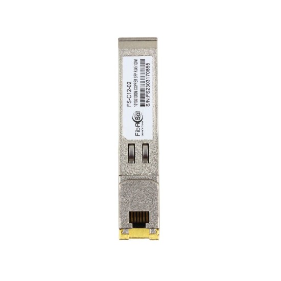 Fibrsol (FS-C12-02) 10/100/1000 Copper SFP RJ45 100m