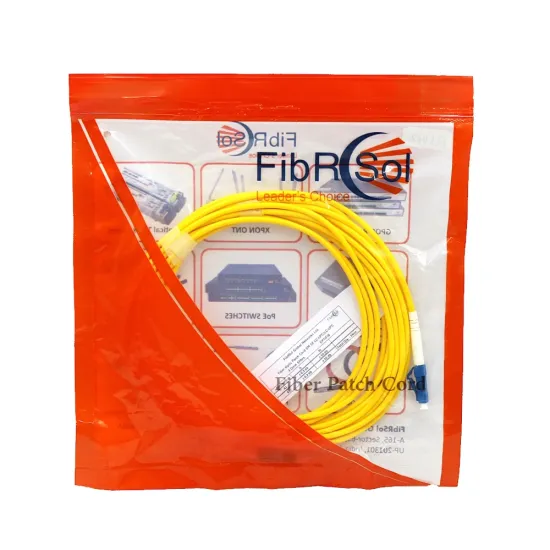 Fibrsol Fiber Patch Cord LC/UPC - LC/UPC 3.0mm 5m
