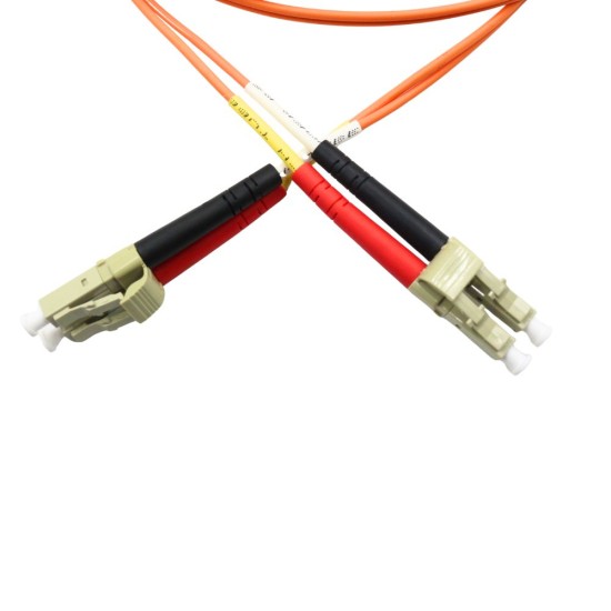 METRO Fiber Patch Cord LC/UPC To LC/UPC Multi Mode Duplex D2 3m