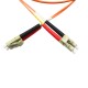 METRO Fiber Patch Cord LC/UPC To LC/UPC Multi Mode Duplex D2 3m