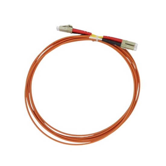 METRO Fiber Patch Cord LC/UPC To LC/UPC Multi Mode Duplex D2 3m