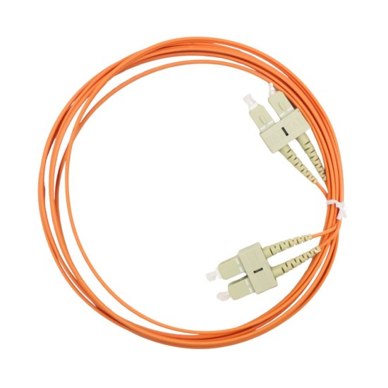 METRO Fiber Patch Cord SC/UPC To SC/UPC Multi Mode Duplex D2 3m