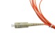 METRO Fiber Patch Cord SC/UPC To SC/UPC Multi Mode Simplex D2 3m