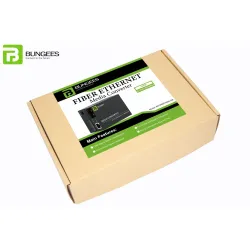 Bungees Fiber Media Converter Pair 10/100/1000 Giga