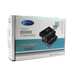 Metro Fiber Media Converter Pair 10/100/1000 Giga