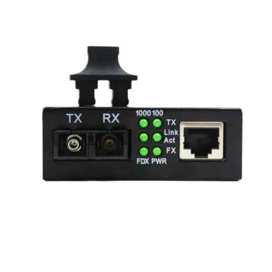 Metro Fiber Media Converter Single Mode Dual Fiber Gigabit 10/100/1000