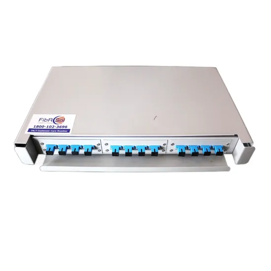 Fibrsol Patch Panel Unit LIU Fully Loaded Rack Mounted SC/PC (12F)