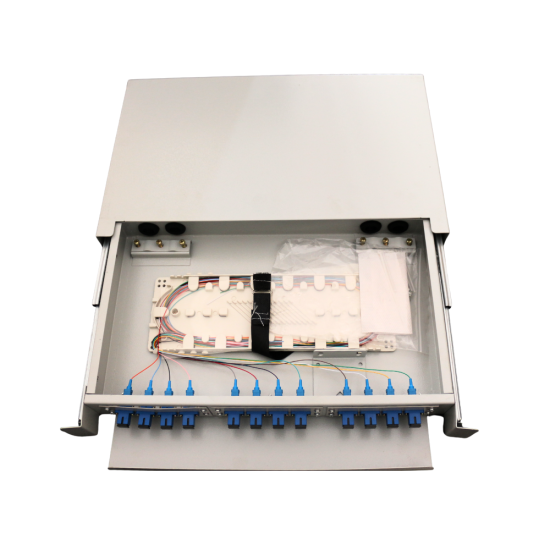 Metro Patch Panel Unit LIU Fully Loaded Rack Mounted SC/PC (12F)