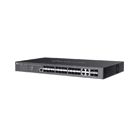 TP-Link Omada Fiber Switch 24 Port SFP L2+ Managed Switch with 4 10GE SFP+ Ports (SG3428XF)