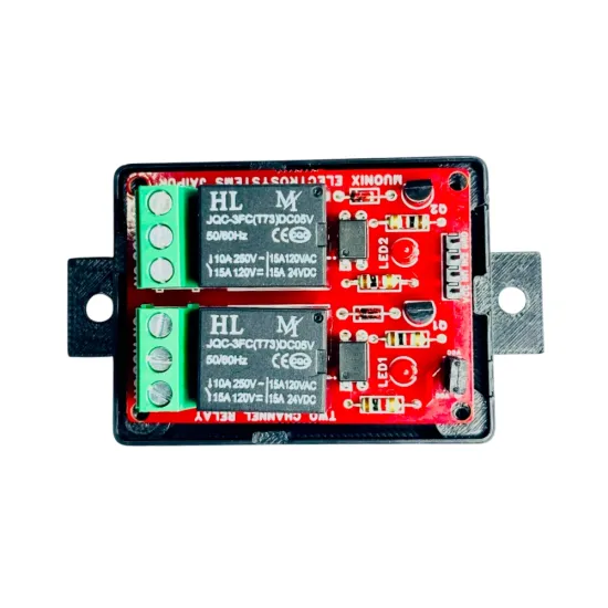 Muonix Relay Module TH-2 Channel 5v 10a with Enclosure (REL00002B)