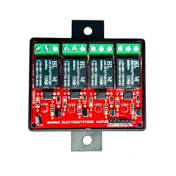 Muonix Relay Module TH-4 Channel 5v 10a with Enclosure (REL00004B)