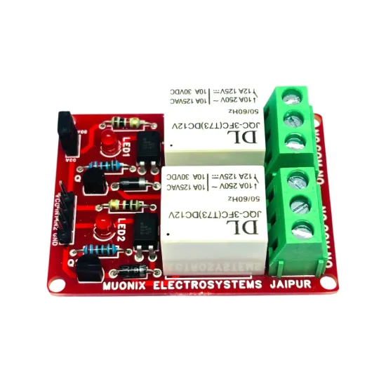 Muonix Relay Module TH-2 Channel 12v 10a (RLL00002)