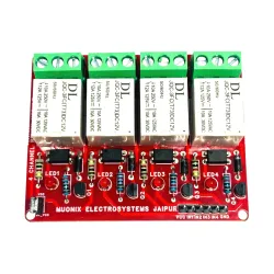 Muonix Relay Module TH-4 Channel 12v 10a (RLL00004)