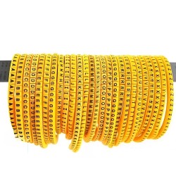 Cable Cover Marker 6mm A To Z Ferrules (Pack Of 26)