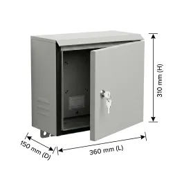 Securelink Pole Mount Rack 1U (LxDxH) 360x150x310mm
