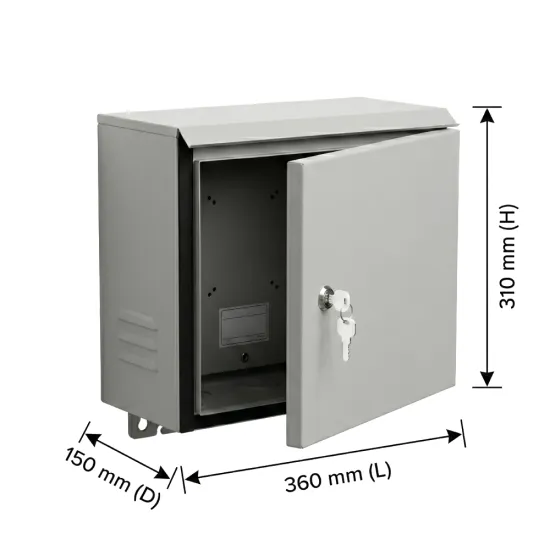 Securelink Pole Mount Rack 1U (LxDxH) 360x150x310mm