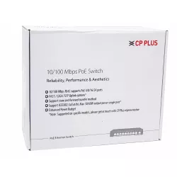 CP Plus 4 Port Poe Switch (4 Normal Poe + 2 Normal Uplink)
