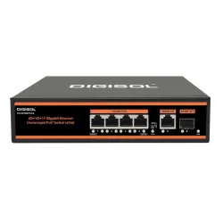 Digisol Poe Switch 4 Port (4GE + 1GE + 1 Giga SFP) 78w DG-GS1006PF-B