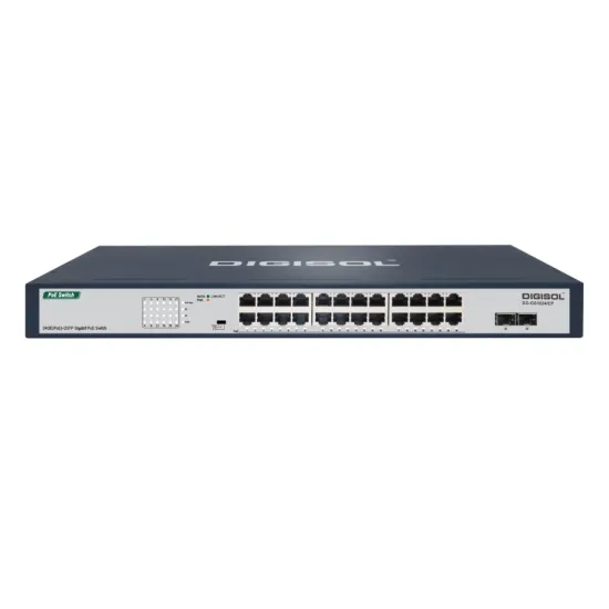 Digisol Poe Switch 24 Port (24 GE + 2 GE SFP Port) DG-GS1024-EP