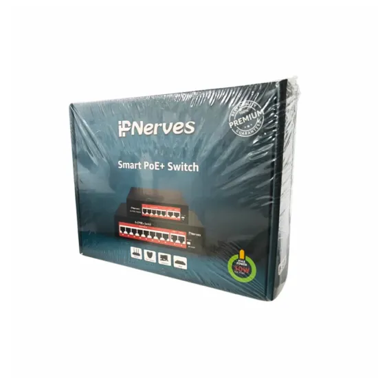 IP Nerves 4 Port Poe Switch (4 Normal Poe + 2 Uplink) IP 4P2U 