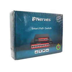 IP Nerves IP-8P2U 8 Port Poe Switch (8 Normal Poe  + 2 Uplink)