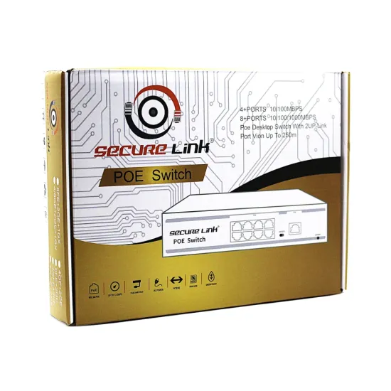 Securelink Poe Switch 8 Port (8 FE+ 2 GE Port)