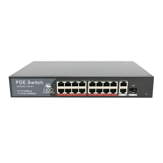 Securelink Poe Switch 16 Port (16 GE+ 2 GE + 1 SFP Port)