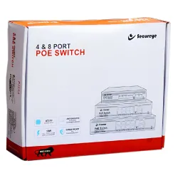 Secureye 8 Port Poe Switch (8 Normal Poe + 2 Giga Uplink)
