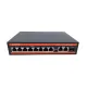 Secureye Poe Switch 8 Port (8 Normal Poe + 2 Gigabit Uplink + 1 SFP) S-8FE-2GE-LD-NB