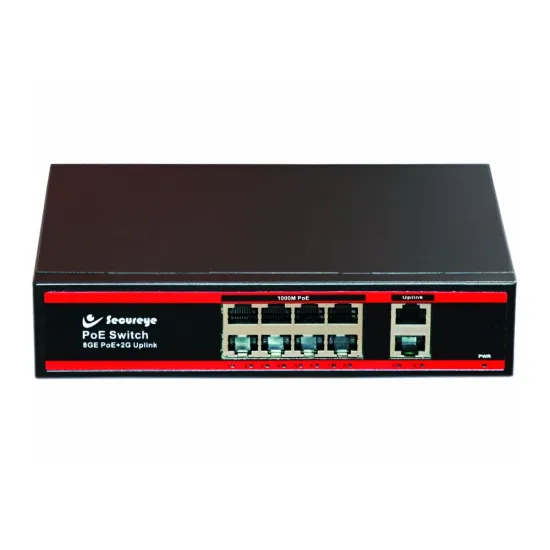 Secureye Poe Switch 8 Port (8 GE + 2 GE Uplink Port) S-8GE-2UG-150W-NB