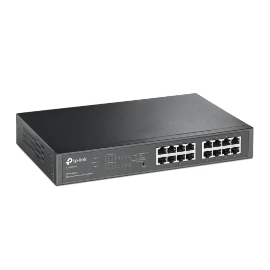 TP-Link 16 Port Gigabit Easy Smart PoE+ Switch (8 Poe GE + 8 GE) TL-SG1016PE