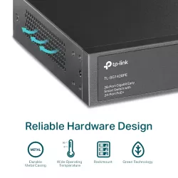 TP-Link SG-1428PE 28 Port Smart Poe Switch (24 Giga Poe + 2 Giga Uplink + 2 SFP)