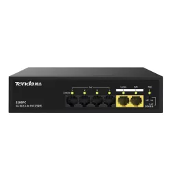 Tenda  S106PC 4 Port Poe Switch (4 Normal Poe + 2 Normal Uplink)
