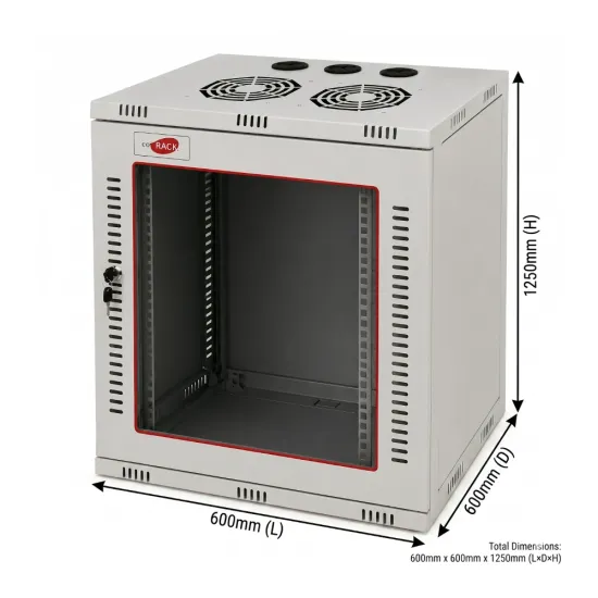 Comrack 27U 600mm (L×D×H) 600x600x1250 (L×D×H)