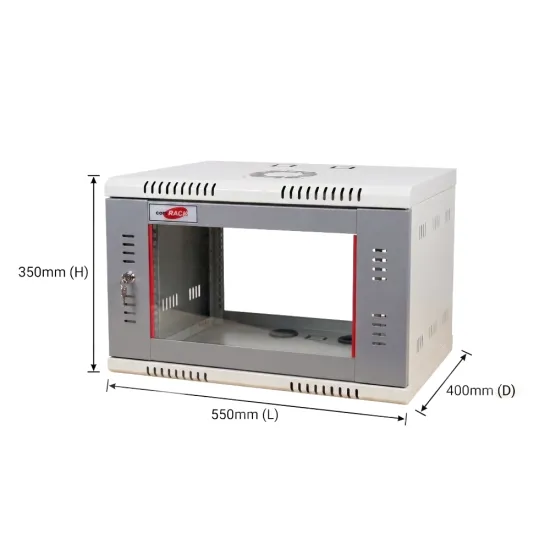 Comrack 6U 400mm 550×400×350mm (L×D×H)