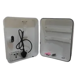 PVC Rack For Poe Switches With PDU 2 Socket