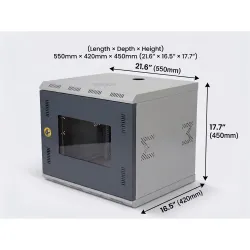 Securelink Networking Rack 9U 550×420×450mm (L×D×H)