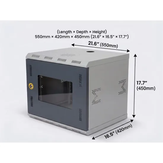 Securelink Networking Rack 9U 550×420×450mm (L×D×H)