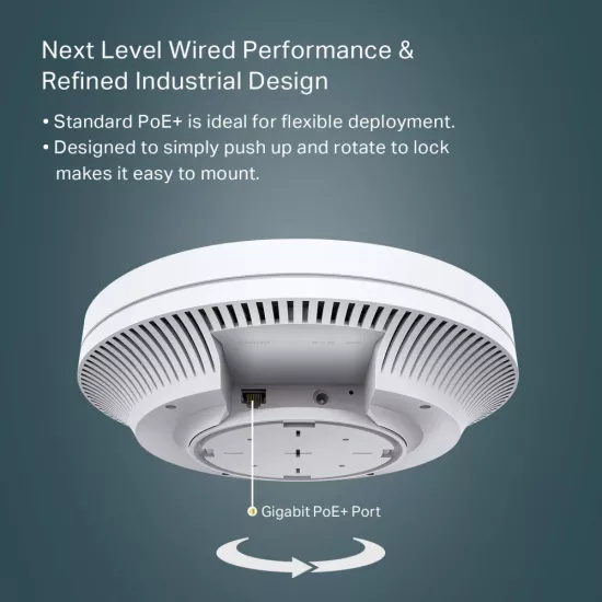 TP-Link EAP610 WiFi 6 Ceiling Mount Dual Band Access Point AX1800