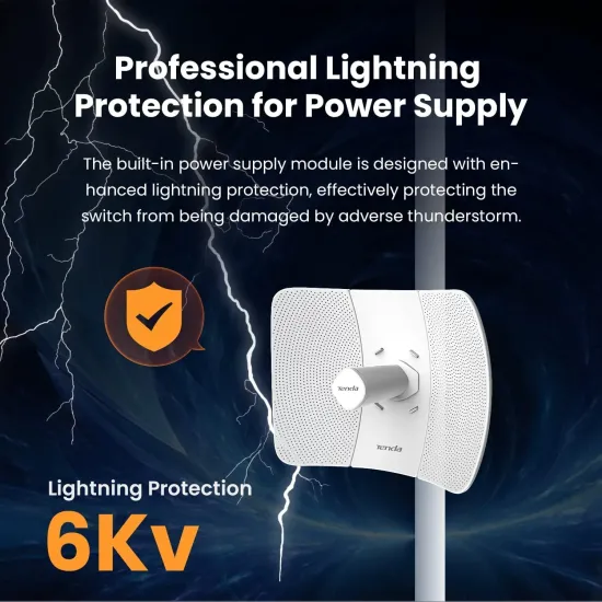 Tenda O8 5GHz 23dBi 11ac Outdoor Access Point to Point (P2P)