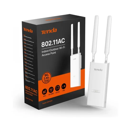 Tenda Indoor/Outdoor WiFi Access Point 1200 Mbps (OAP1200)